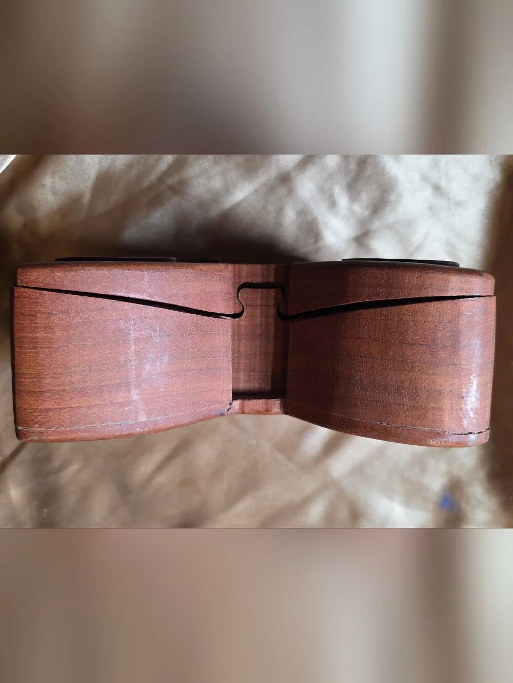 Handmade Wooden Butterfly Puzzle Box - Brown with Mahogany And Rosewood Accents